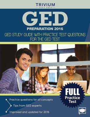 GED Preparation 2016: GED Study Guide with Practice Test Questions for the GED Test (Paperback)