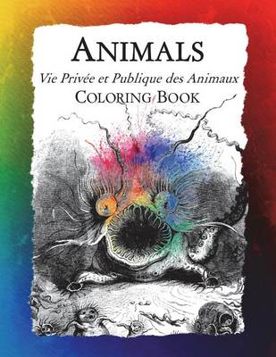 Animals (Vie Privee Et Publique Des Animaux) Coloring Book (Paperback)