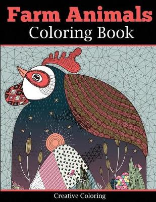 Farm Animals Coloring Book for Adults - Animal Coloring Books for Adults (Paperback)