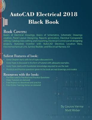 AutoCAD Electrical 2018 Black Book (Paperback)