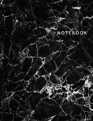 Notebook: Blank Unlined Notebook, Black Marble Cover, Large Sketch Book 8.5 x 11 - Creative Basics Notebooks 1 (Paperback)