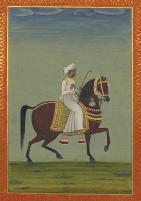 Carnet Blanc, Prince Indien � Cheval, Miniature 18e - Bnf Portraits (Paperback)
