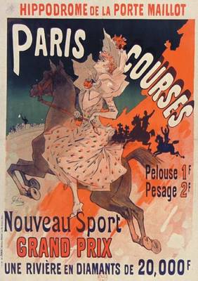 Carnet Blanc, Affiche Hippodrome Porte Maillot Paris - Bnf Affiches (Paperback)