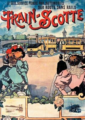 Carnet Blanc, Affiche Train-Scotte Automobile - Bnf Affiches (Paperback)