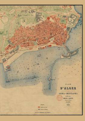 Carnet Blanc, Plan d'Alger, Jourdan, 1888 - Bnf Cartes/Plans (Paperback)