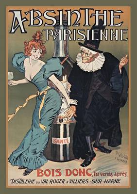 Carnet Blanc Absinthe Parisienne - Bnf Affiches (Paperback)