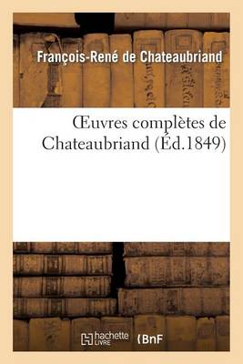 Oeuvres Compl�tes de Chateaubriand - Sciences Sociales (Paperback)