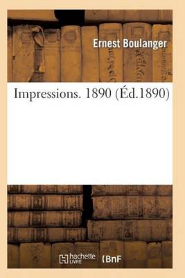 Impressions. 1890 - Sciences Sociales (Paperback)