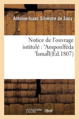 Notice de l'Ouvrage Intitul�: Ampoulf�da �sma L - Litterature (Paperback)