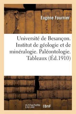 Universite de Besancon. Institut de Geologie Et de Mineralogie. - Sciences Sociales (Paperback)