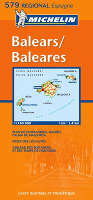 Baleares - Michelin Maps No.579 (Sheet map, folded)