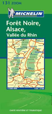 Foret Noire Alsace - Michelin Zoom Maps No.131 (Sheet map, folded)