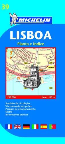 Lisbon - Michelin City Plan 39: City Plans - Michelin City Plans (Sheet map)