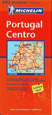 Portugal Centre - Michelin Regional Maps No. 592 (Sheet map, folded)