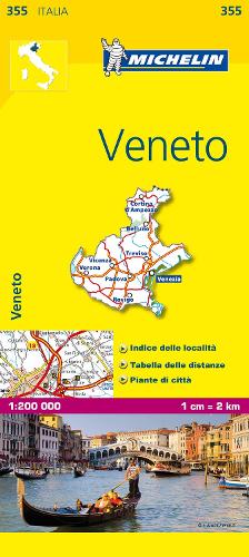 Veneto - Michelin Local Map 355: Map - Michelin Local Maps (Sheet map)