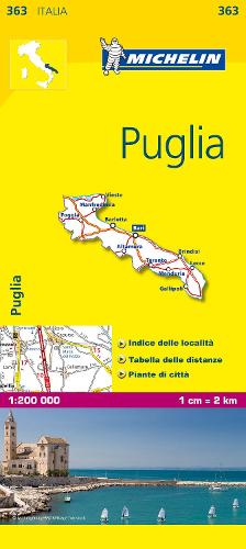 Puglia - Michelin Local Map 363 - Michelin