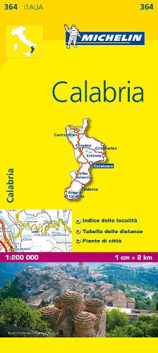Calabria - Michelin Local Map 364: Map (Sheet map, folded)