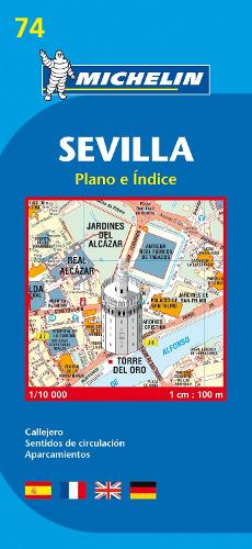 Sevilla - Michelin City Plan 74: City Plans - Michelin City Plans (Sheet map)