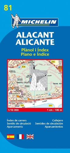 Alicante - Michelin City Plan 81: City Plans - Michelin City Plans (Sheet map)