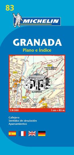Granada - Michelin City Plan 83: City Plans - Michelin City Plans (Sheet map)