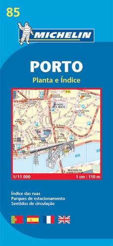 Porto - Michelin City Plan 85: City Plans - Michelin City Plans (Sheet map)
