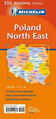 Poland North East - Michelin Regional Maps No. 0555 (Sheet map, folded)