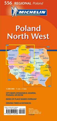 Poland North West - Michelin Regional Maps No. 0556 (Sheet map, folded)