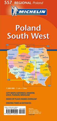 Poland South West - Michelin Regional Maps No. 0557 (Sheet map, folded)