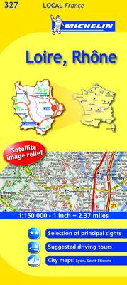 Loire, Rhone - Michelin Local Maps No. 327 (Sheet map, folded)