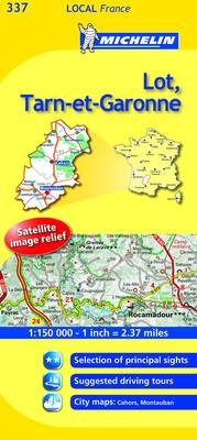 Lot, Tarn-et-Garonne - Michelin Local Maps No. 337 (Sheet map, folded)