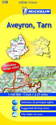 Aveyron, Tarn - Michelin Local Maps No. 338 (Sheet map, folded)