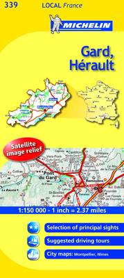 Gard, Herault - Michelin Local Maps No. 339 (Sheet map, folded)