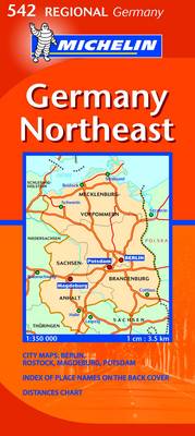Germany Northeast - Michelin Regional Maps 542 (Sheet map, folded)