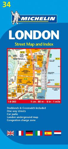 London - Michelin City Plan 34: City Plans - Michelin City Plans (Sheet map)