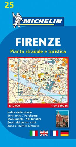 Firenze - Michelin City Plan 25: City Plans - Michelin City Plans (Sheet map)