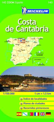 Costa De Cantabria - Michelin Zoom Maps No. 143 (Sheet map, folded)