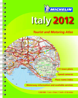Italy Atlas 2012 - Michelin Tourist and Motoring Atlases (Spiral bound)