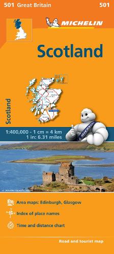 Scotland - Michelin Regional Map 501: Map - Michelin Regional Maps (Sheet map)