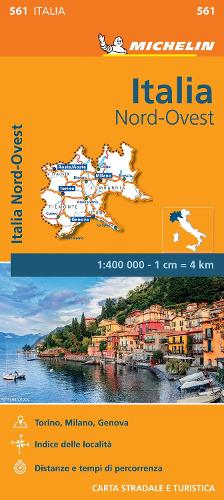 Italy Northwest - Michelin Regional Map 561: Map - Michelin Regional Maps (Sheet map)