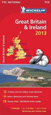 Great Britain and Ireland 2013 - Michelin National Maps 713 (Sheet map, folded)
