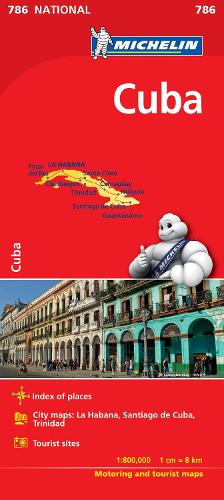 Cuba - Michelin National Map 786 - MICHELIN NATIONAL MAPS (Sheet map, folded)