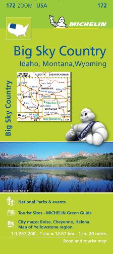 Big Sky Country - Zoom Map 172: Map - Michelin Zoom Maps (Sheet map)