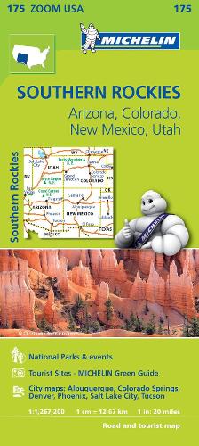 Southern Rockies - Zoom Map 175: Map - Michelin Zoom Maps (Sheet map)