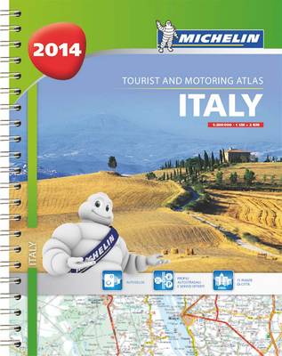 Italy 2014 A4 spiral atlas - Michelin Tourist and Motoring Atlas (Spiral bound)