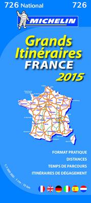 France Route Planning 2015 National Map 726 - Michelin National Maps (Sheet map, folded)