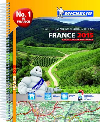 2015 France Road Atlas - Michelin Atlas (Spiral bound)