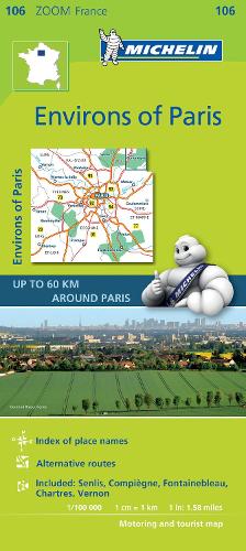 Environs of Paris - Zoom Map 106: Map - Michelin Zoom Maps (Sheet map)