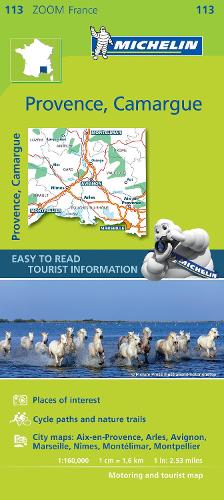 Provence, Camargue - Zoom Map 113: Map - Michelin Zoom Maps (Sheet map)