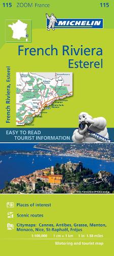 French Riviera, Esterel - Zoom Map 115: Map - Michelin Zoom Maps (Sheet map)