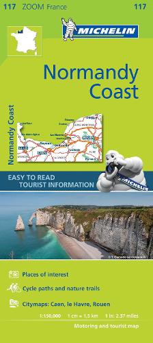 Normandy Coast - Zoom Map 117: Map - Michelin Zoom Maps (Sheet map)